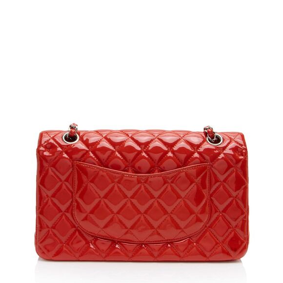 Chanel Patent Leather Classic Medium Double Flap Bag - Picture 3 of 14